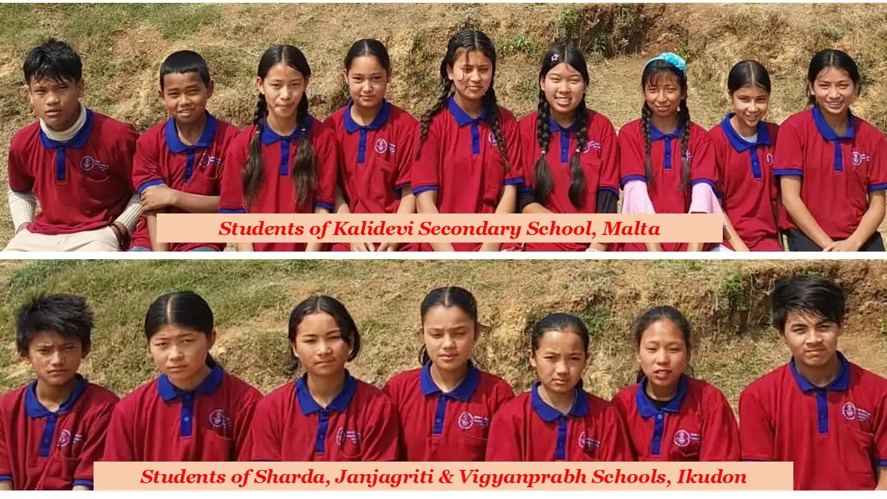 PDT April 2025 - children at residential bootcamp Bhattedanda Nepal